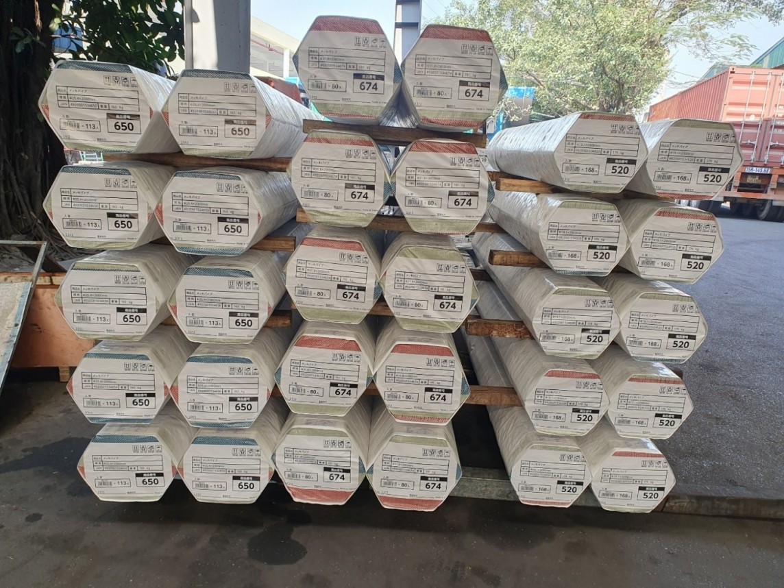 Sản phẩm ống thép của Việt Nam có mặt tại chuỗi bán lẻ của Nhật Bản Sản phẩm ống thép của Việt Nam có mặt tại chuỗi bán lẻ của Nhật Bản