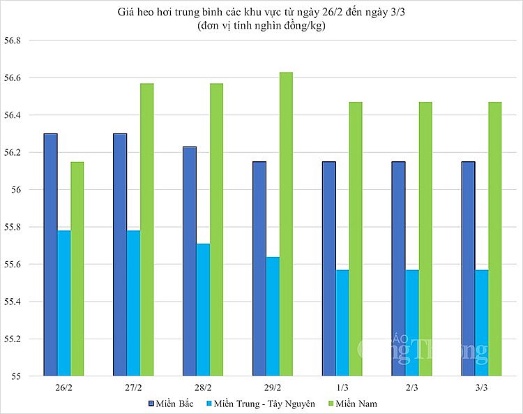 Biến động giá heo hơi Biến động giá heo hơi