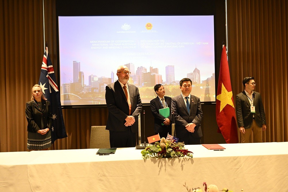 Việt Nam - Australia thúc đẩy hợp tác trong lĩnh vực năng lượng, khoáng sản Việt Nam - Australia thúc đẩy hợp tác trong lĩnh vực năng lượng, khoáng sản