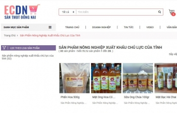Hỗ trợ 40 gian hàng trên Sàn giao dịch thương mại điện tử tỉnh Đồng Nai