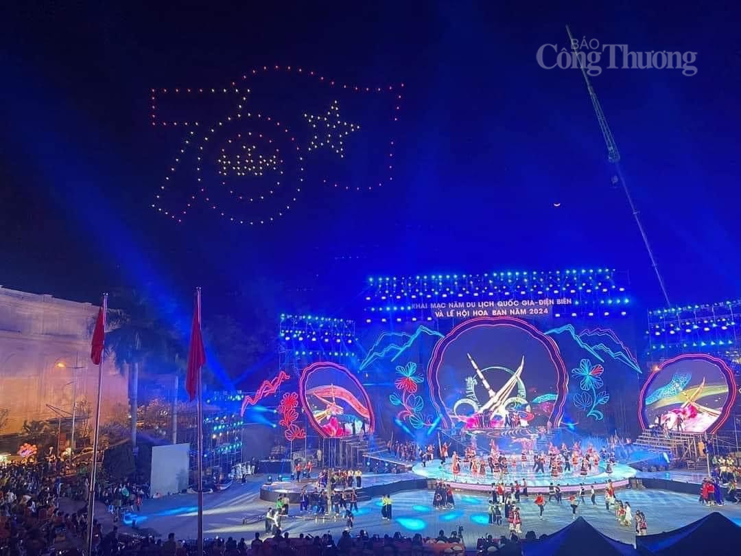 Điện Biên sẽ trình diễn ánh sáng 200 Drone tại đêm khai mạc Năm du lịch quốc gia Điện Biên sẽ trình diễn ánh sáng 200 Drone tại đêm khai mạc Năm du lịch quốc gia