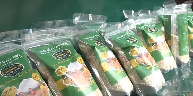 Gạo nếp Cay Nọi: Xây dựng chuỗi liên kết từ sản xuất đến tiêu thụ sản phẩm