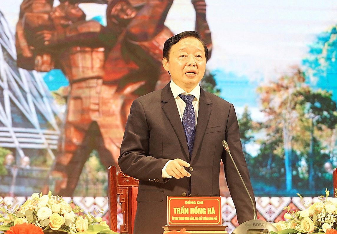 Phó Thủ tướng Trần Hồng Hà phát biểu chỉ đạo tại hội thảo (Ảnh: TITC) Phó Thủ tướng Trần Hồng Hà phát biểu chỉ đạo tại hội thảo (Ảnh: TITC)