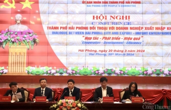 Hải Phòng tổ chức Hội nghị đối thoại, tháo gỡ khó khăn cho 250 doanh nghiệp xuất nhập khẩu