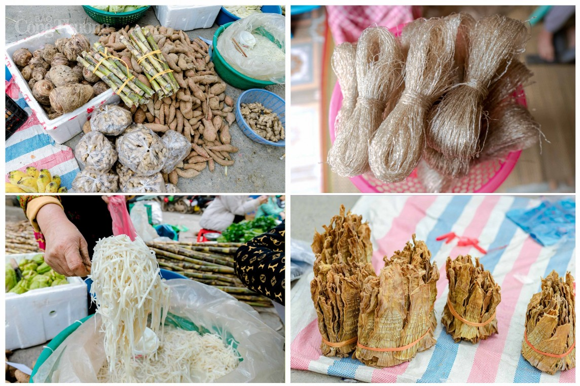 Tuy ở vùng xa, vùng cao biên giới nhưng hàng hóa ở chợ phiên Mèo Vạc chẳng thua kém gì những chợ lớn miền xuôi.