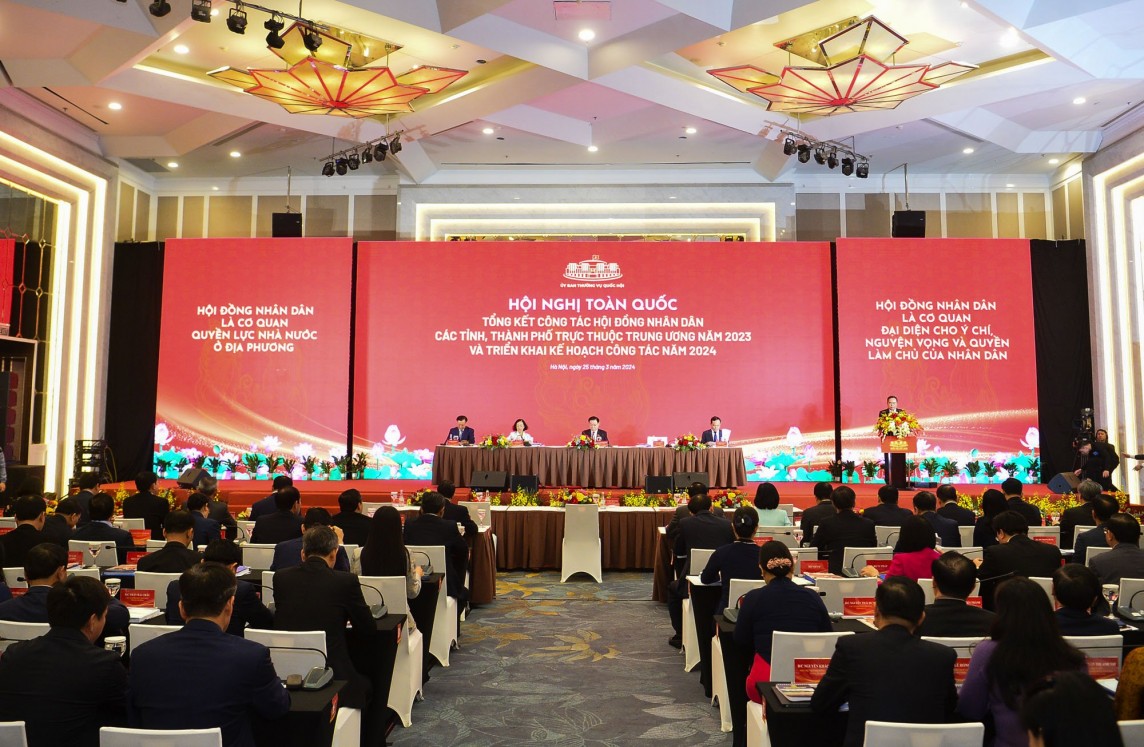 Khai mạc Hội nghị toàn quốc tổng kết công tác Hội đồng nhân dân các tỉnh, thành phố Khai mạc Hội nghị toàn quốc tổng kết công tác Hội đồng nhân dân các tỉnh, thành phố