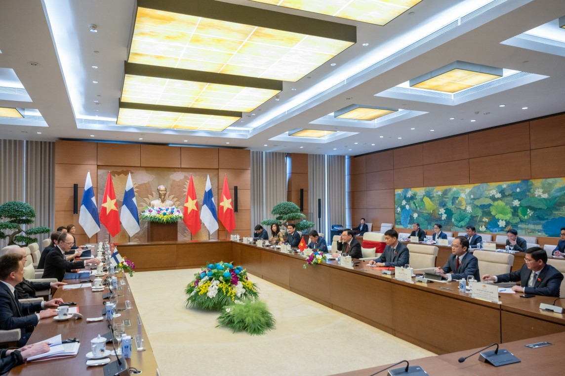 Chủ tịch Quốc hội Vương Đình Huệ hội đàm với Chủ tịch Quốc hội Phần Lan Jussi Halla-aho Chủ tịch Quốc hội Vương Đình Huệ hội đàm với Chủ tịch Quốc hội Phần Lan Jussi Halla-aho