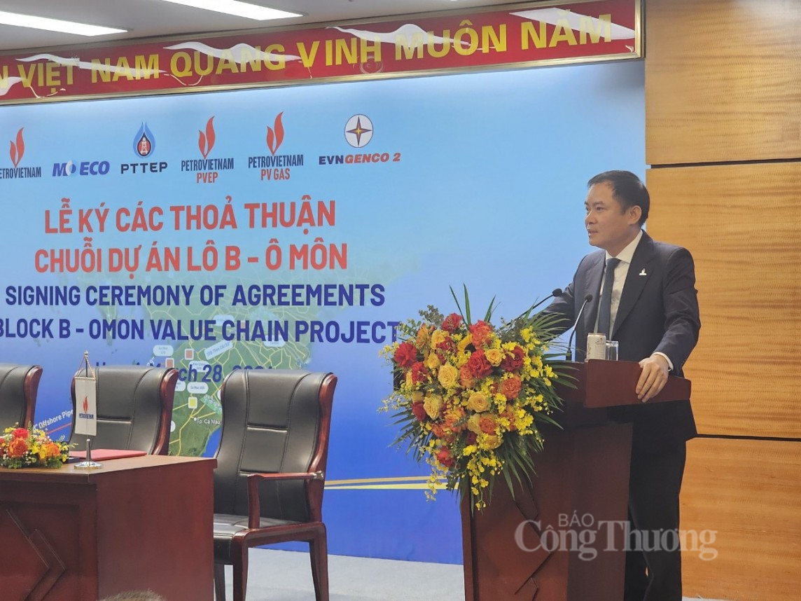 Petrovietnam thực hiện ký kết các thỏa thuận thương mại cho chuỗi dự án Lô B - Ô Môn Petrovietnam thực hiện ký kết các thỏa thuận thương mại cho chuỗi dự án Lô B - Ô Môn