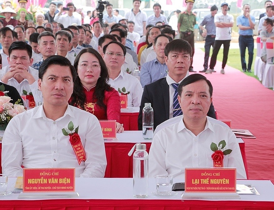 Thanh Hóa: Động thổ dự án hạ tầng kỹ thuật Cụm công nghiệp Ngọc Vũ 350 tỷ đồng Thanh Hóa: Động thổ dự án hạ tầng kỹ thuật Cụm công nghiệp Ngọc Vũ 350 tỷ đồng