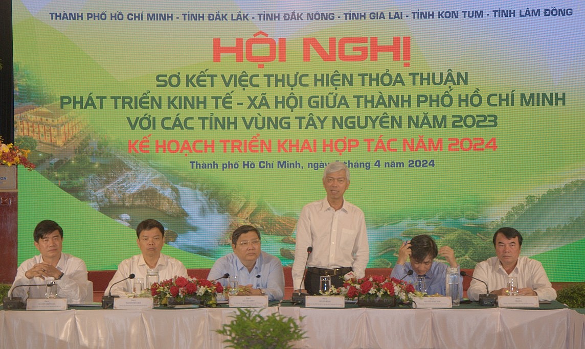 TP. Hồ Chí Minh ưu tiên hợp tác các lĩnh vực lợi thế với các tỉnh vùng Tây Nguyên