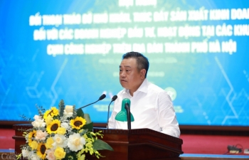 Hà Nội: Đối thoại tháo gỡ 3 nhóm vấn đề tại các khu, cụm công nghiệp