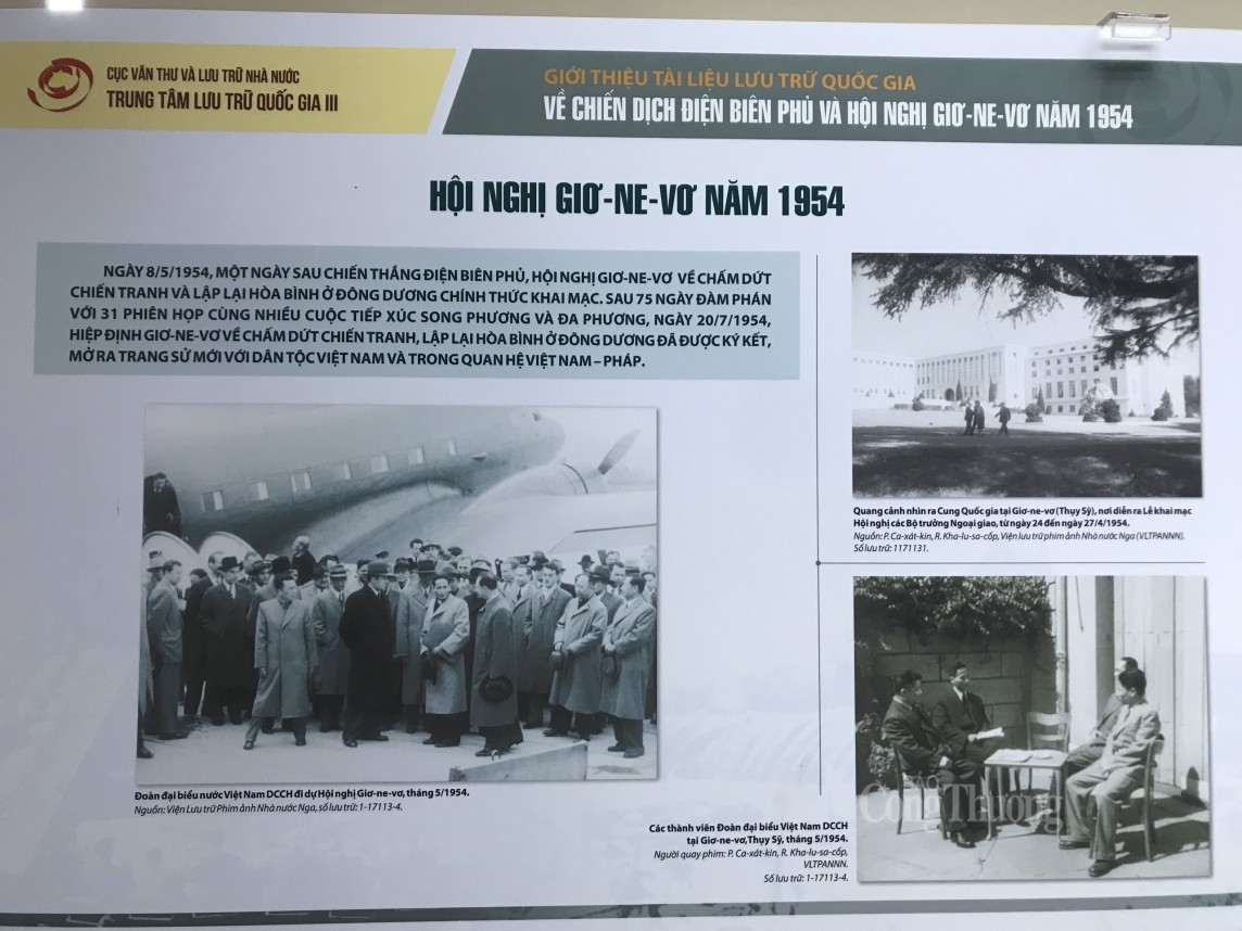 Giới thiệu tài liệu lưu trữ quốc gia về Chiến dịch Điện Biên Phủ và Hội nghị Giơnevơ Giới thiệu tài liệu lưu trữ quốc gia về Chiến dịch Điện Biên Phủ và Hội nghị Giơnevơ