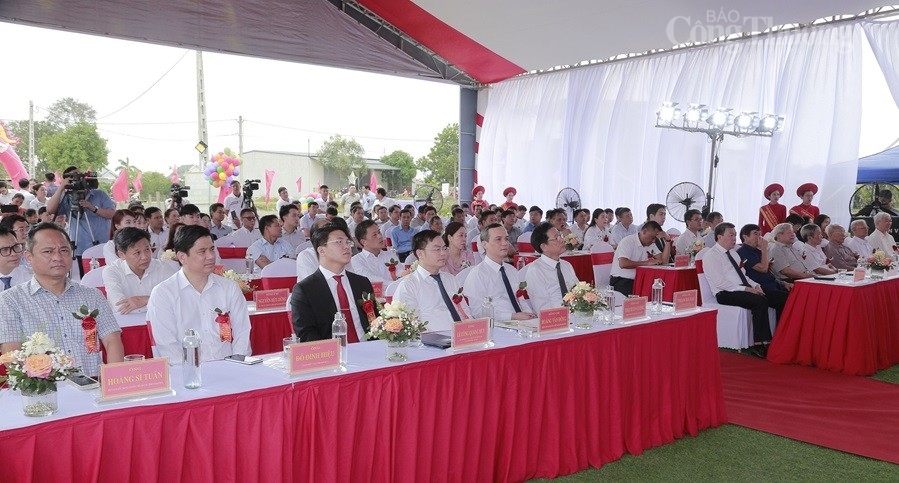 Thanh Hóa: Khởi công dự án đầu tư xây dựng hạ tầng kỹ thuật cụm công nghiệp Thọ Nguyên Thanh Hóa: Khởi công dự án đầu tư xây dựng hạ tầng kỹ thuật cụm công nghiệp Thọ Nguyên
