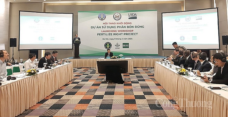 khởi động dự án 'Sử dụng phân bón đúng' khởi động dự án 'Sử dụng phân bón đúng'