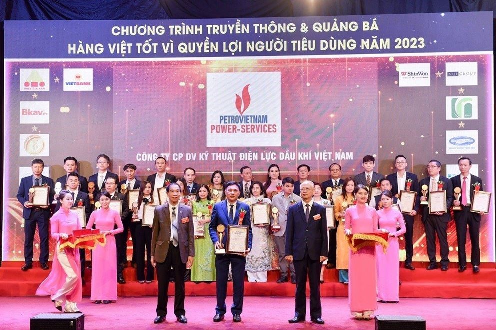 PV Power Services) đã vinh dự được nhận danh hiệu TOP 20 DỊCH VỤ CHẤT LƯỢNG VÀNG NĂM 2023. PV Power Services) đã vinh dự được nhận danh hiệu TOP 20 DỊCH VỤ CHẤT LƯỢNG VÀNG NĂM 2023.