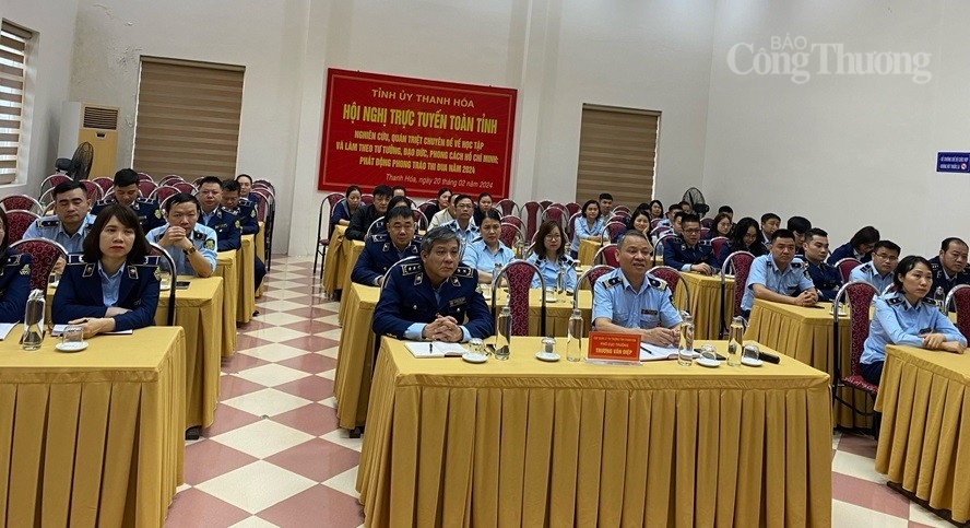 Cục QLTT Thanh Hóa phát huy vai trò của cán bộ đảng viên trong bảo vệ nền tảng tư tưởng của Đảng Cục QLTT Thanh Hóa phát huy vai trò của cán bộ đảng viên trong bảo vệ nền tảng tư tưởng của Đảng