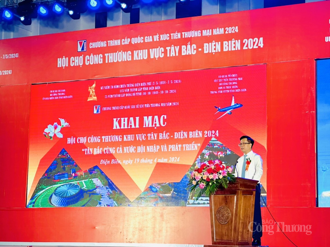 Khai mạc Hội chợ Công Thương khu vực Tây Bắc – Điện Biên 2024 Khai mạc Hội chợ Công Thương khu vực Tây Bắc – Điện Biên 2024