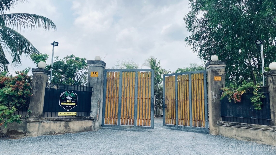 TP. Thủ Đức: Cận cảnh hàng loạt khu glamping vi phạm lấn sông tại phường Long Phước