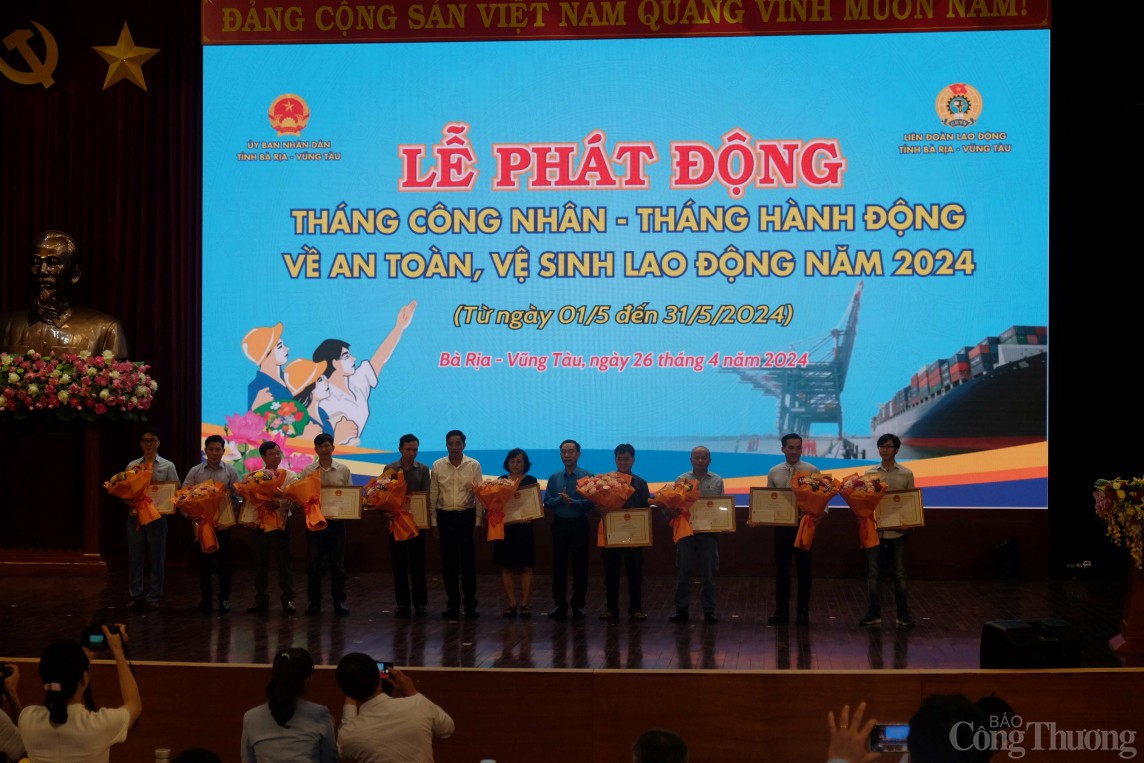 Bà Rịa – Vũng Tàu phát động Tháng Công nhân, Tháng hành động về an toàn vệ sinh lao động