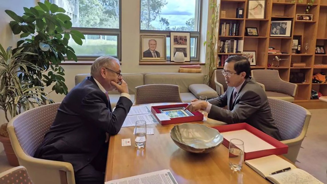 Việt Nam - Australia thúc đẩy hợp tác phát triển kinh tế xanh và năng lượng tái tạo Việt Nam - Australia thúc đẩy hợp tác phát triển kinh tế xanh và năng lượng tái tạo
