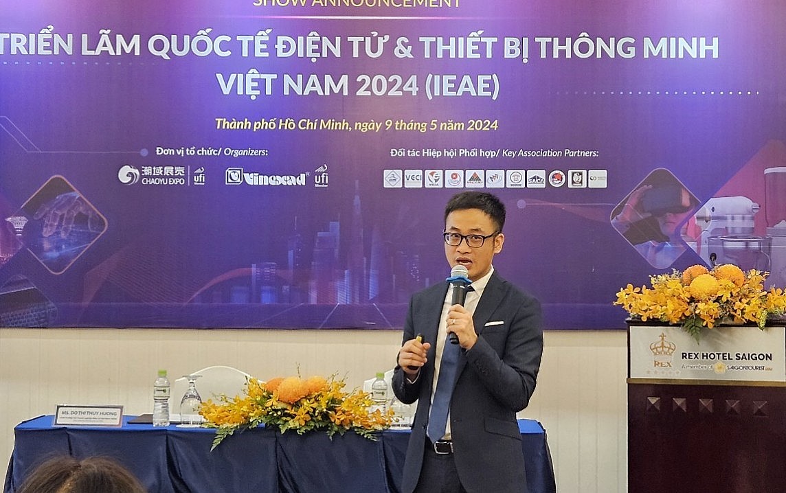 Nhiều điểm mới tại triển lãm quốc tế điện tử - thiết bị thông minh Việt Nam (IEAE) 2024 Nhiều điểm mới tại triển lãm quốc tế điện tử - thiết bị thông minh Việt Nam (IEAE) 2024