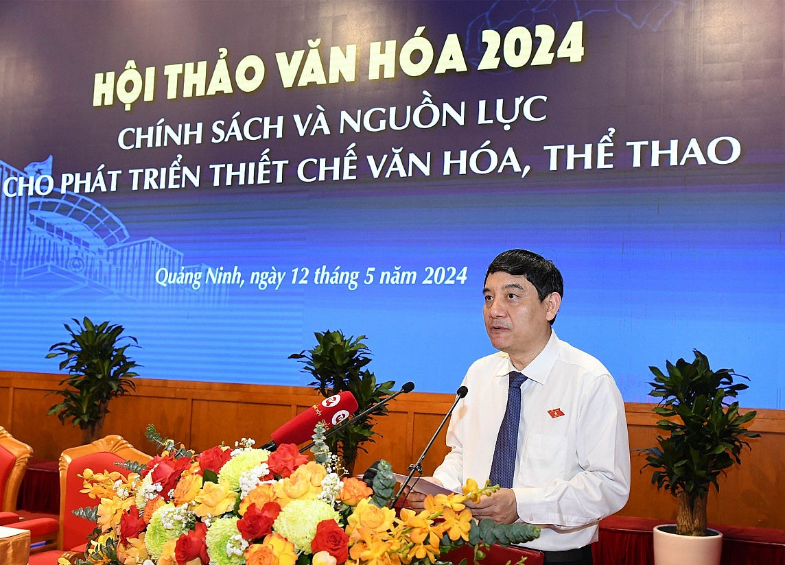 Hội thảo Văn hóa 2024 - Chính sách và nguồn lực cho phát triển thiết chế văn hóa, thể thao Hội thảo Văn hóa 2024 - Chính sách và nguồn lực cho phát triển thiết chế văn hóa, thể thao