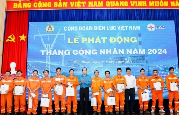 Ngành điện phát động Tháng Công nhân và Tháng hành động về An toàn vệ sinh lao động năm 2024