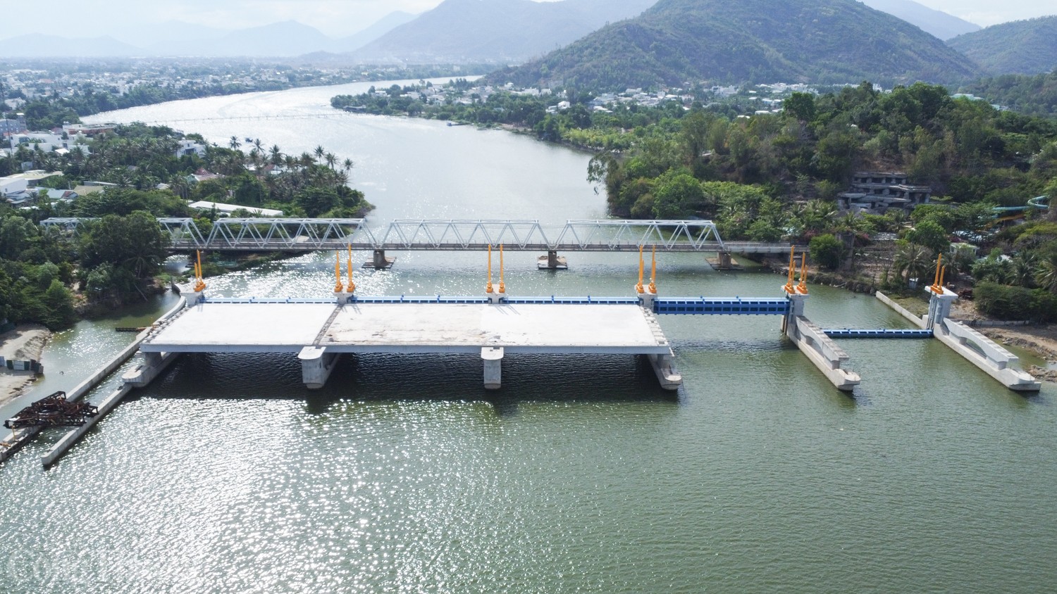 Hiện trạng dự án đập ngăn mặn ở Nha Trang chậm tiến độ nhiều năm