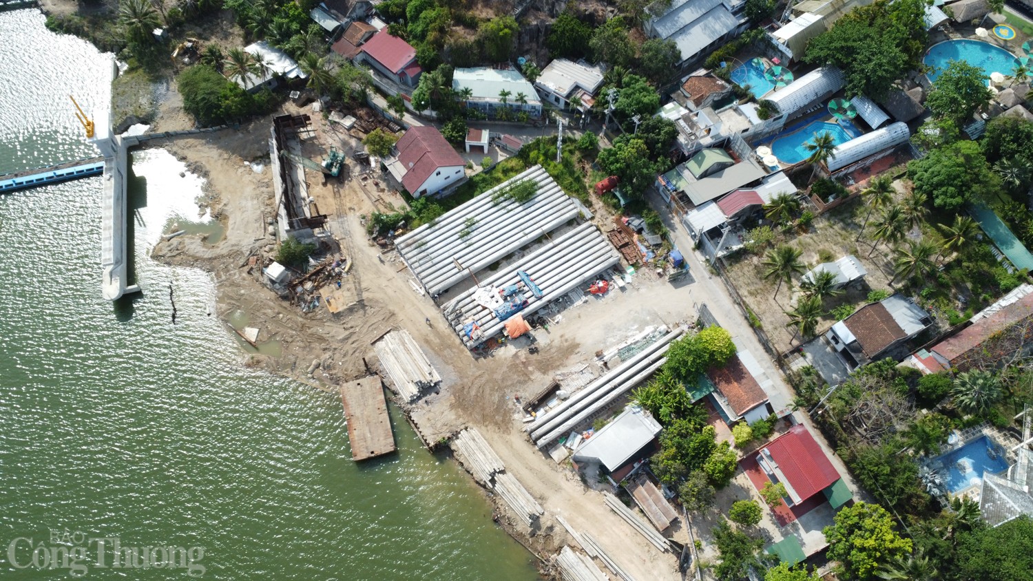 Hiện trạng dự án đập ngăn mặn ở Nha Trang chậm tiến độ nhiều năm