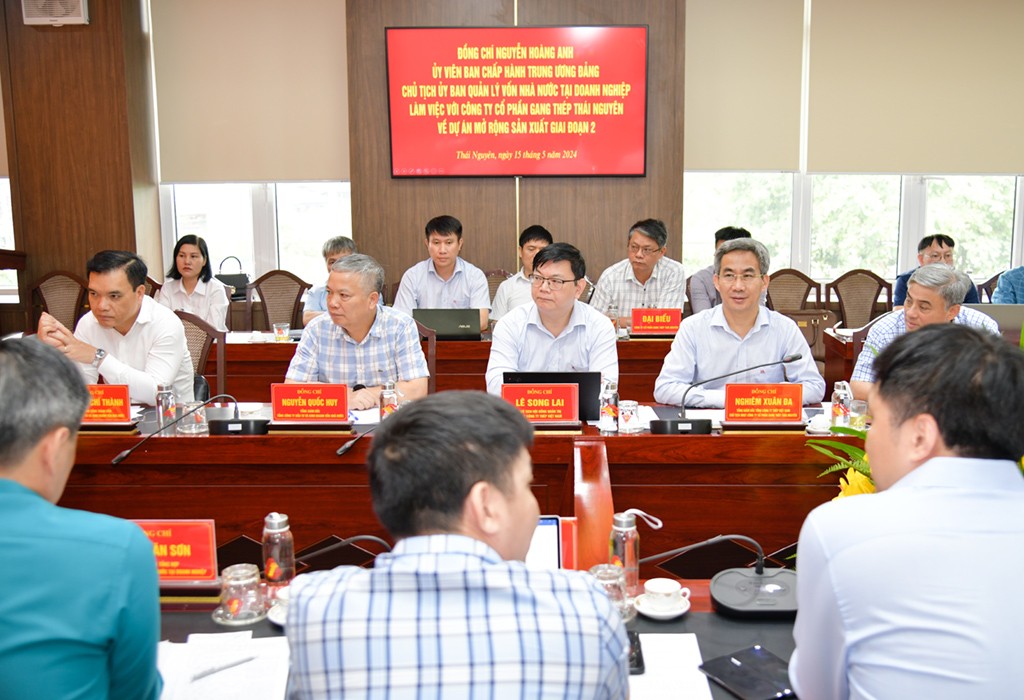 Đại diện lãnh đạo SCIC, VNSTEEL và TISCO tham dự buổi làm việc Đại diện lãnh đạo SCIC, VNSTEEL và TISCO tham dự buổi làm việc