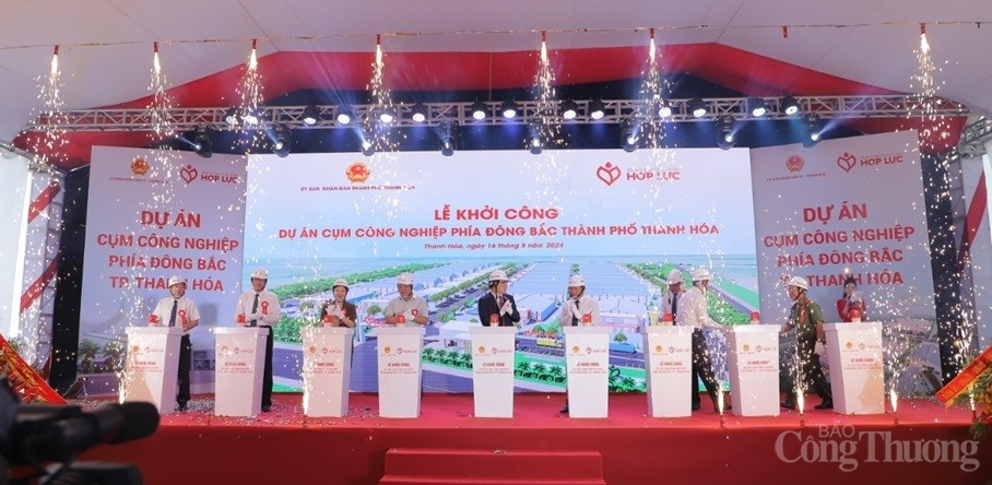 Khởi công cụm công nghiệp phía Đông Bắc thành phố Thanh Hóa với tổng mức đầu tư 156 tỷ đồng Khởi công cụm công nghiệp phía Đông Bắc thành phố Thanh Hóa với tổng mức đầu tư 156 tỷ đồng