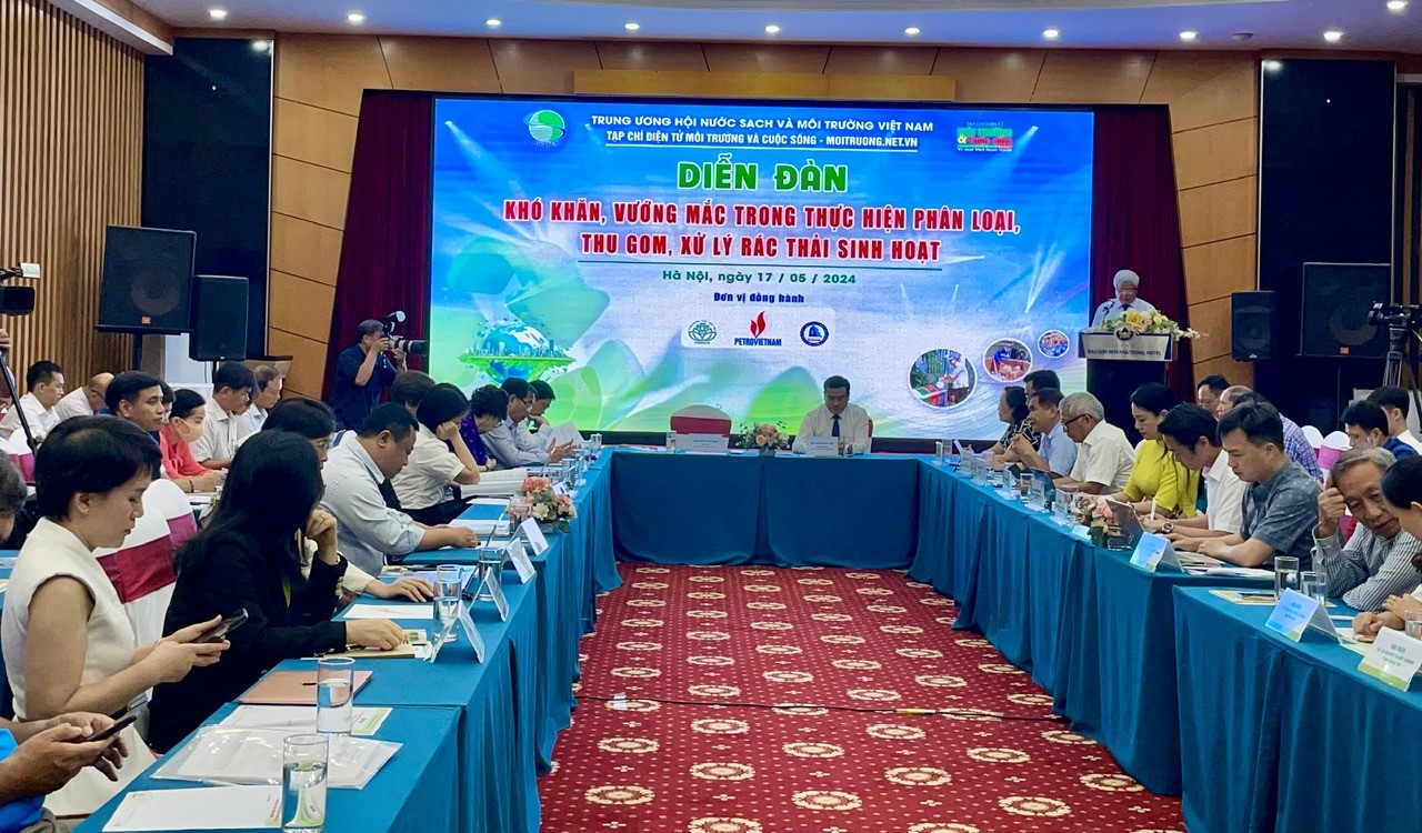 Diễn đàn “Khó khăn, vướng mắc trong thực hiện phân loại, thu gom, xử lý rác thải sinh hoạt” Diễn đàn “Khó khăn, vướng mắc trong thực hiện phân loại, thu gom, xử lý rác thải sinh hoạt”