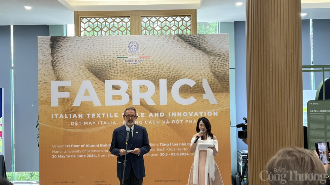 Triển lãm Fabrica: Kết nối thúc đẩy thương mại song phương từ ngành dệt may Việt Nam - Italia Triển lãm Fabrica: Kết nối thúc đẩy thương mại song phương từ ngành dệt may Việt Nam - Italia