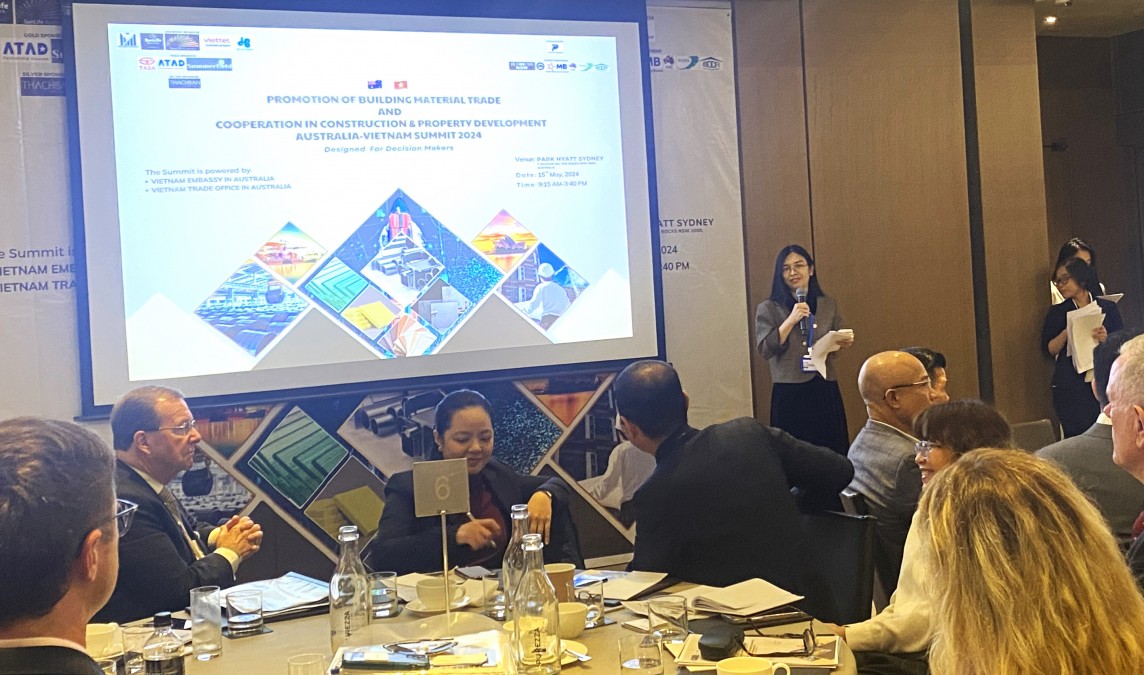 Vietnam - Australia Construction Materials Export and Real Estate Cooperation Forum 2024 was a great success
