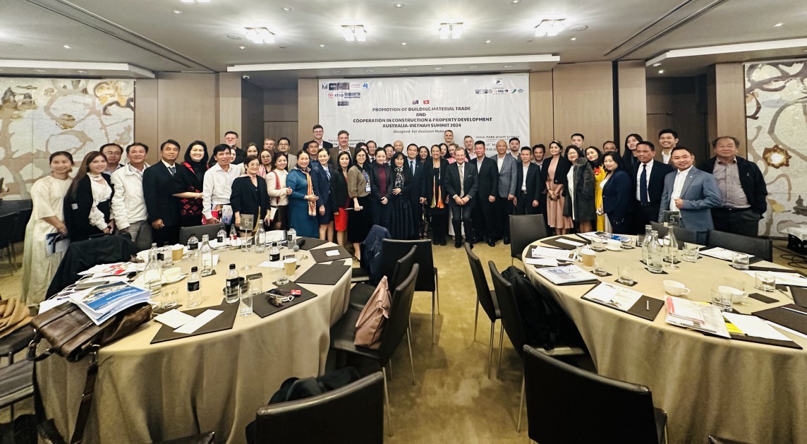 Vietnam - Australia Construction Materials Export and Real Estate Cooperation Forum 2024 was a great success