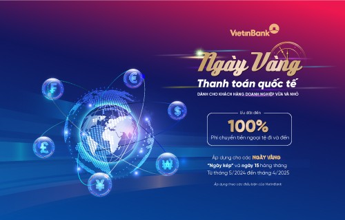 “Cơn lốc” ưu đãi phí và quà tặng dành cho doanh nghiệp SME từ VietinBank “Cơn lốc” ưu đãi phí và quà tặng dành cho doanh nghiệp SME từ VietinBank