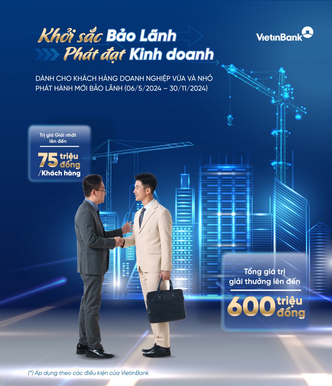 “Cơn lốc” ưu đãi phí và quà tặng dành cho doanh nghiệp SME từ VietinBank “Cơn lốc” ưu đãi phí và quà tặng dành cho doanh nghiệp SME từ VietinBank