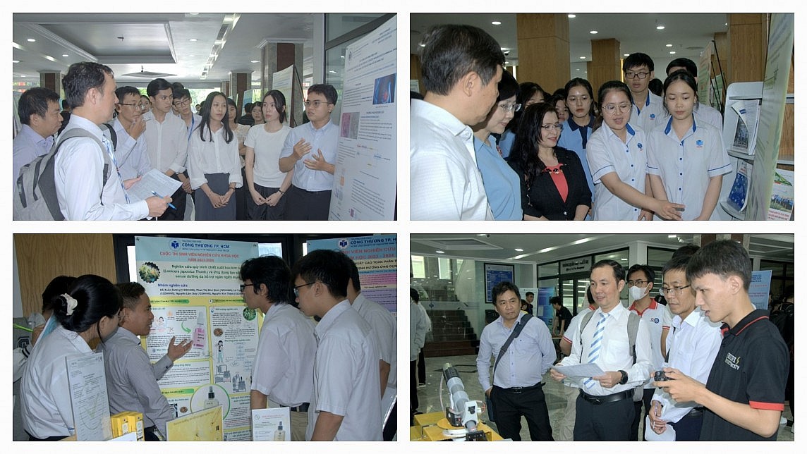 Giải thưởng sinh viên nghiên cứu khoa học HUIT: Nhiều đề tài mang tính ứng dụng cao đoạt giải nhất