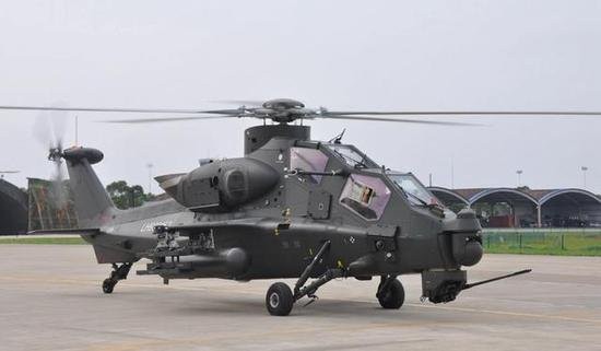 Trực thăng vũ trang WZ-10. Nguồn: mil.sina.cn Trực thăng vũ trang WZ-10. Nguồn: mil.sina.cn