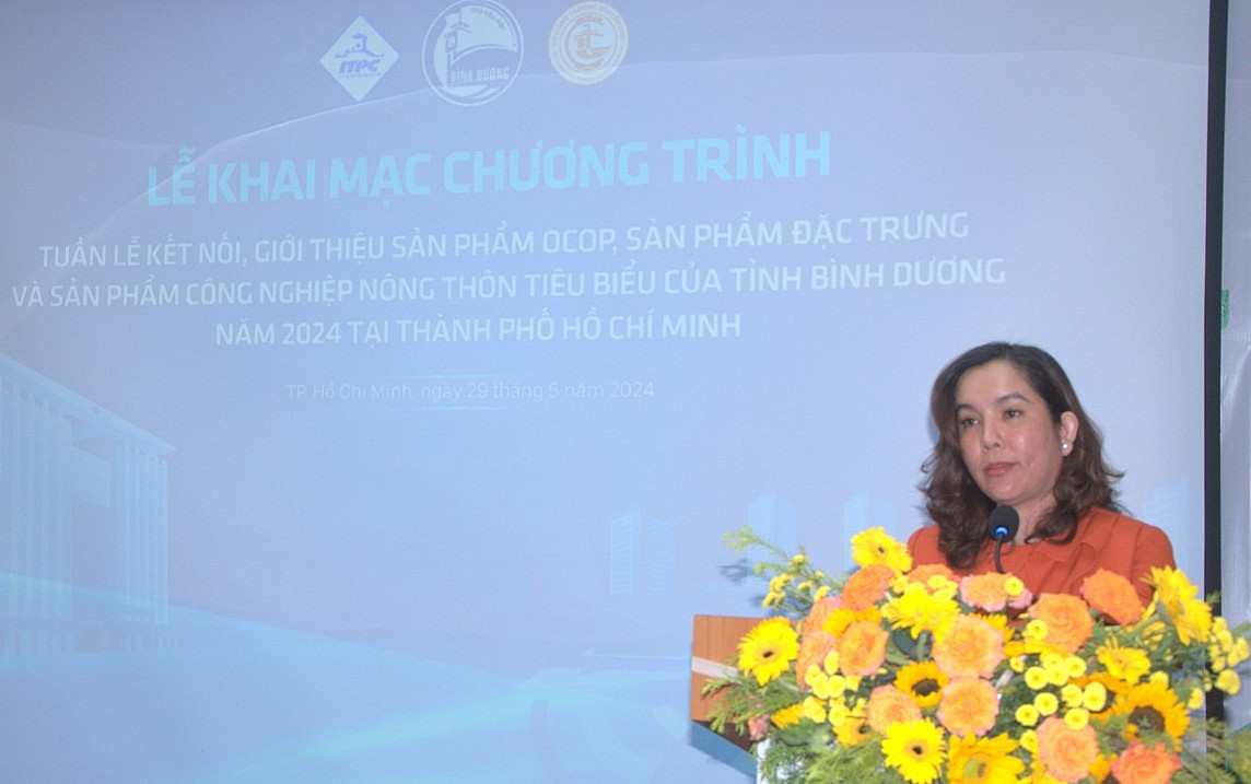 Khai mạc Tuần lễ giới thiệu các sản phẩm OCOP, đặc trưng Bình Dương tại TP. Hồ Chí Minh