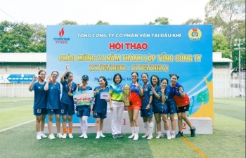 Sinh hoạt chuyên đề “Một đội ngũ, một mục tiêu”: PVTrans tổ chức Hội thao mừng 22 năm thành lập