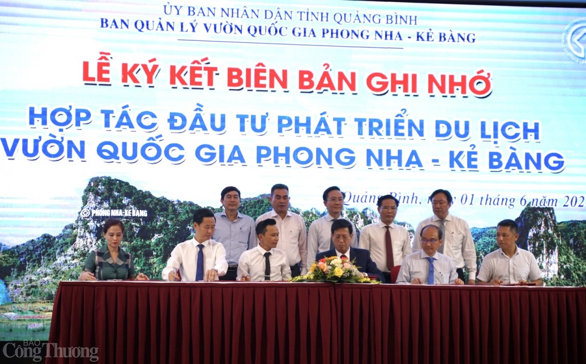 undefined Công bố Đề án Du lịch sinh thái nghỉ dưỡng giải trí Vườn quốc gia Phong Nha Kẻ Bàng