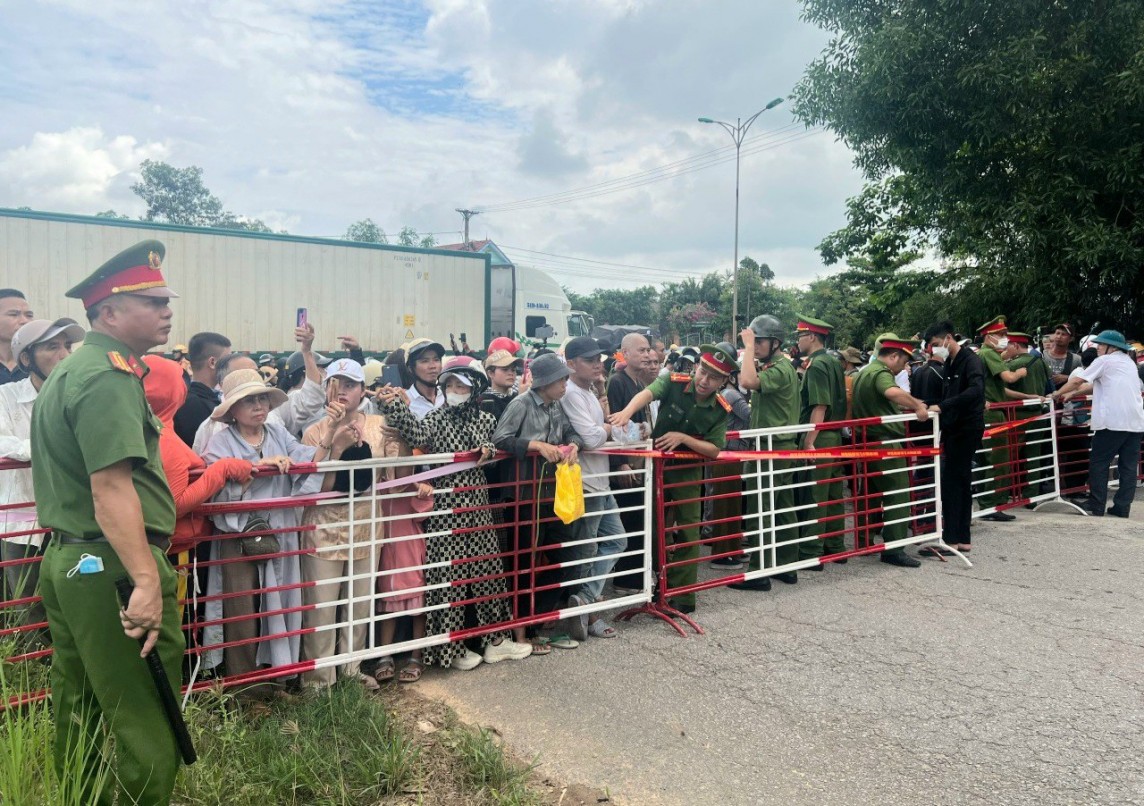 Thừa Thiên Huế: Đảm bảo an ninh trật tự cho đoàn bộ hành ông Minh Tuệ