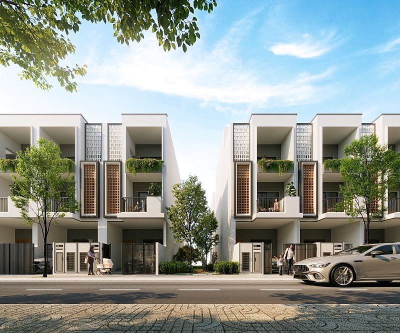 Mẫu nhà phố hiện đại của dự án The Meadow với vườn nội khu và không gian đậu xe ô tô riêng, nâng tầm không gian sống cho đại gia đình Mẫu nhà phố hiện đại của dự án The Meadow với vườn nội khu và không gian đậu xe ô tô riêng, nâng tầm không gian sống cho đại gia đình