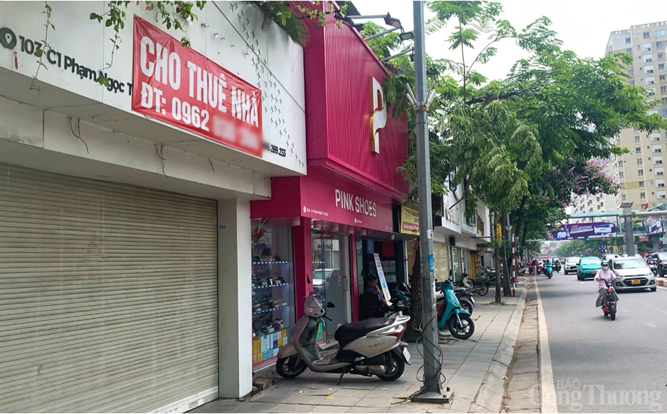 Giá thuê “chạm đáy”, nhiều mặt bằng trên “đất vàng” Hà Nội vẫn bỏ trống