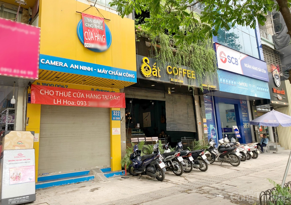 Giá thuê “chạm đáy”, nhiều mặt bằng trên “đất vàng” Hà Nội vẫn bỏ trống