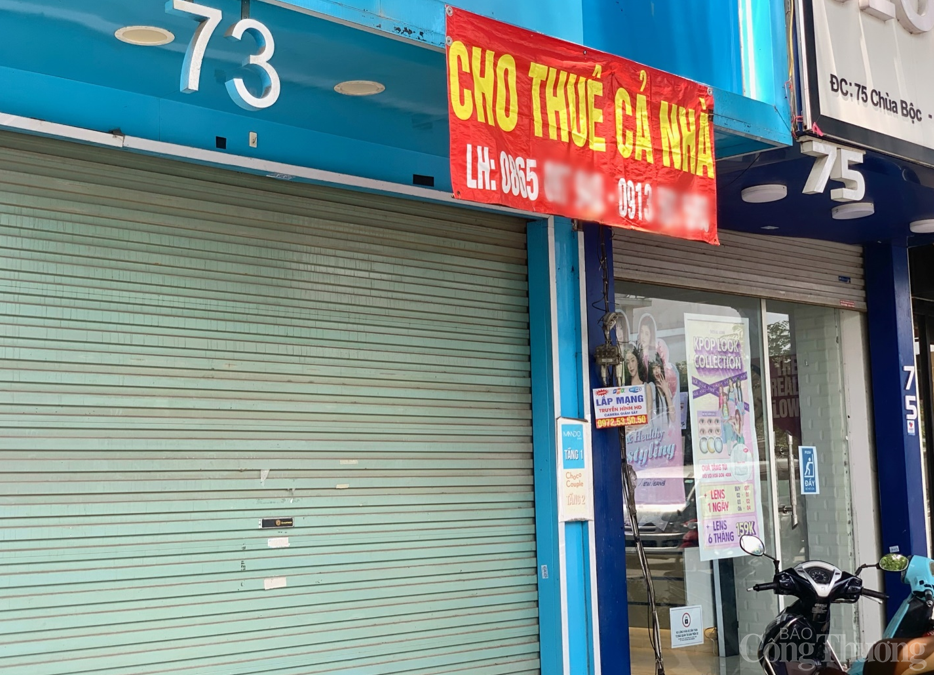 Giá thuê “chạm đáy”, nhiều mặt bằng trên “đất vàng” Hà Nội vẫn bỏ trống