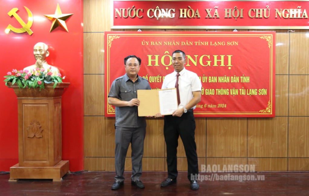 Lạng Sơn có tân Phó Giám đốc Sở Xây dựng Lạng Sơn có tân Phó Giám đốc Sở Xây dựng