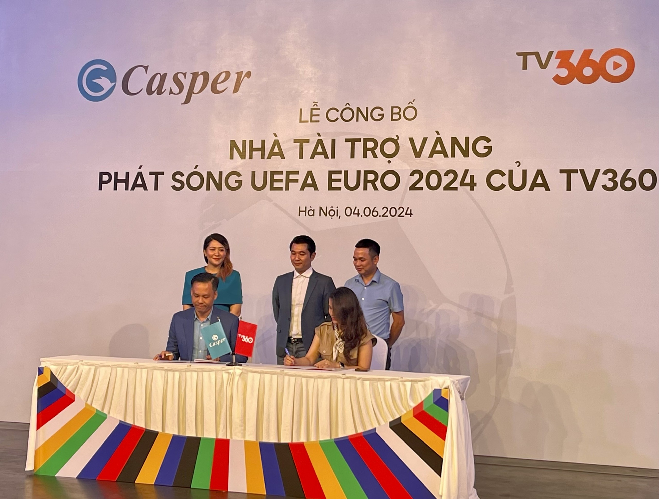 Casper là nhà tài trợ vàng phát sóng UEFA Euro 2024 Casper là nhà tài trợ vàng phát sóng UEFA Euro 2024