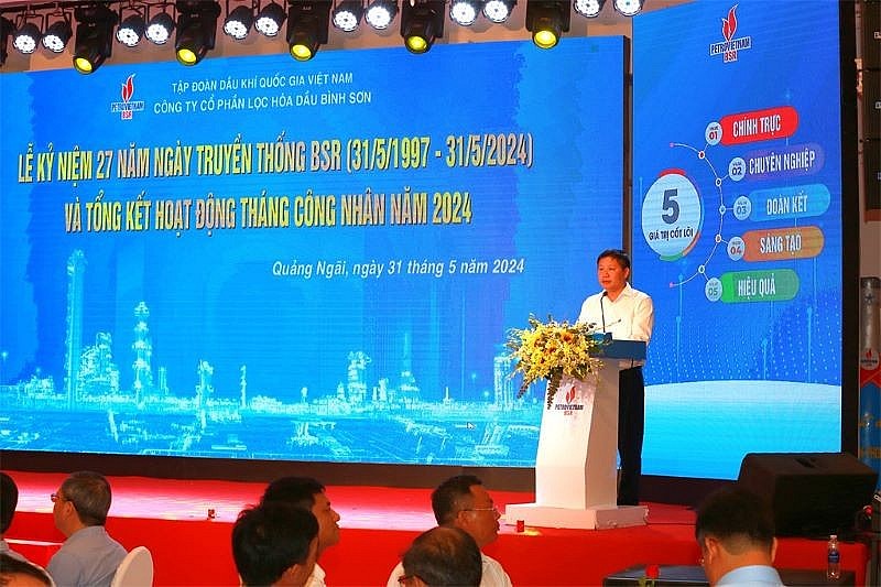 Ông Bùi Ngọc Dương - Tổng Giám đốc BSR phát biểu tại chương trình Ông Bùi Ngọc Dương - Tổng Giám đốc BSR phát biểu tại chương trình